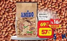 AMİGO KABUKLU YER FISTIĞI 500 G AMİGO KABUKLU YER FISTIĞI 500 G
